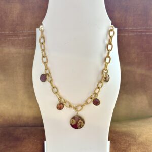 collier grosse maille acier inoxydable